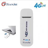 TIANJIE 3G/4G karty SIM Modem Wifi odblokowany USB Router nam klucz bezprzewodowy LTE samochód bezprzewodowy dostęp do internetu Hotspot sieci komórkowej adapter łączy szerokopasmowych 1
